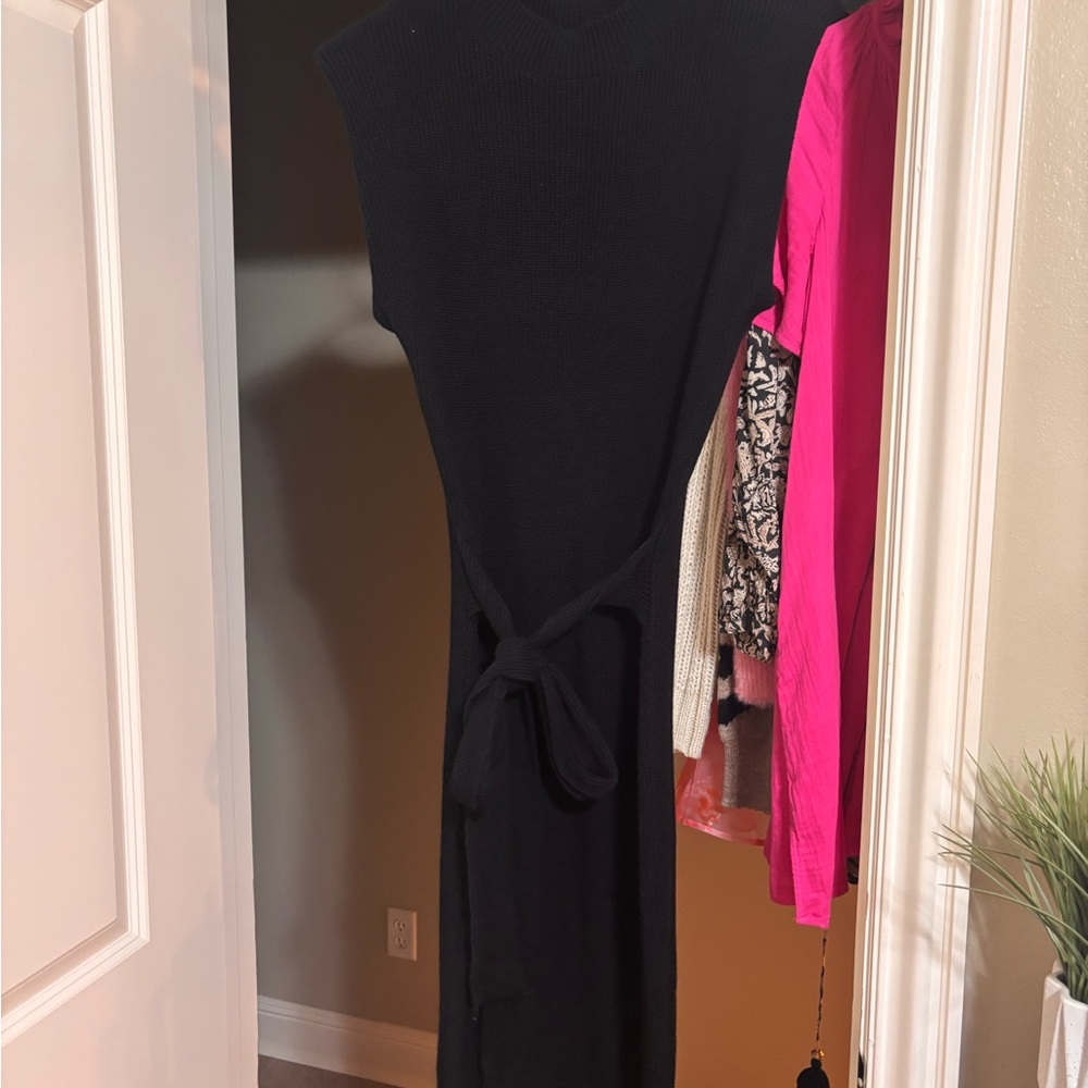 The Vintage Shop Black Halter Maxi Dress